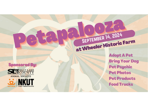 SEPTEMBER 14, 2024 at Wheeler Historic Farm Adopt A pet Bring Your Pet Psych:og Pet Photos Pet Prmacts Food Trucks