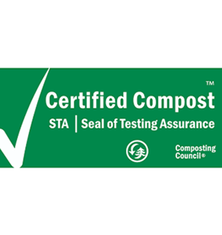 Certified Compost STA I Seal of Testing Assurance O Composting Council.